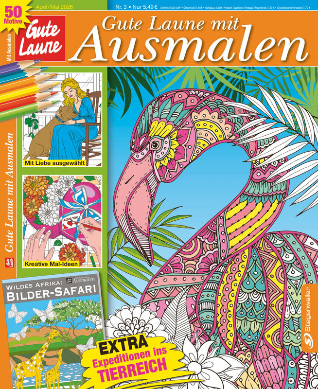 Gute Laune mit Ausmalen 3/26