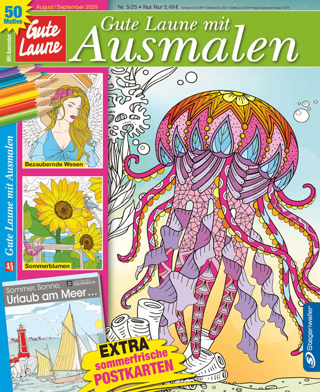 Gute Laune mit Ausmalen 5/25