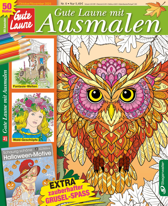 Gute Laune mit Ausmalen 6/25