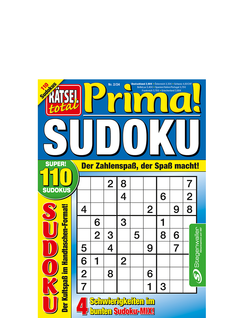 Rätsel total - Prima! Sudoku 2/24