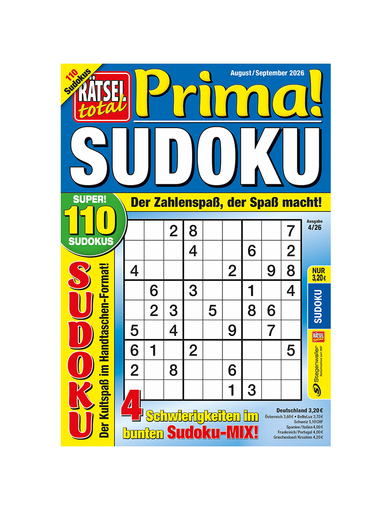 Rätsel total Prima! Sudoku 4/26