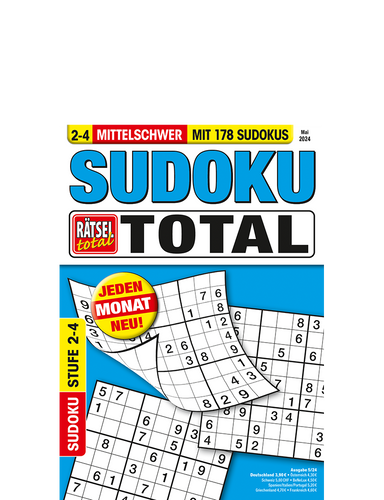 Rätsel total - Sudoku total 2-4 5/24