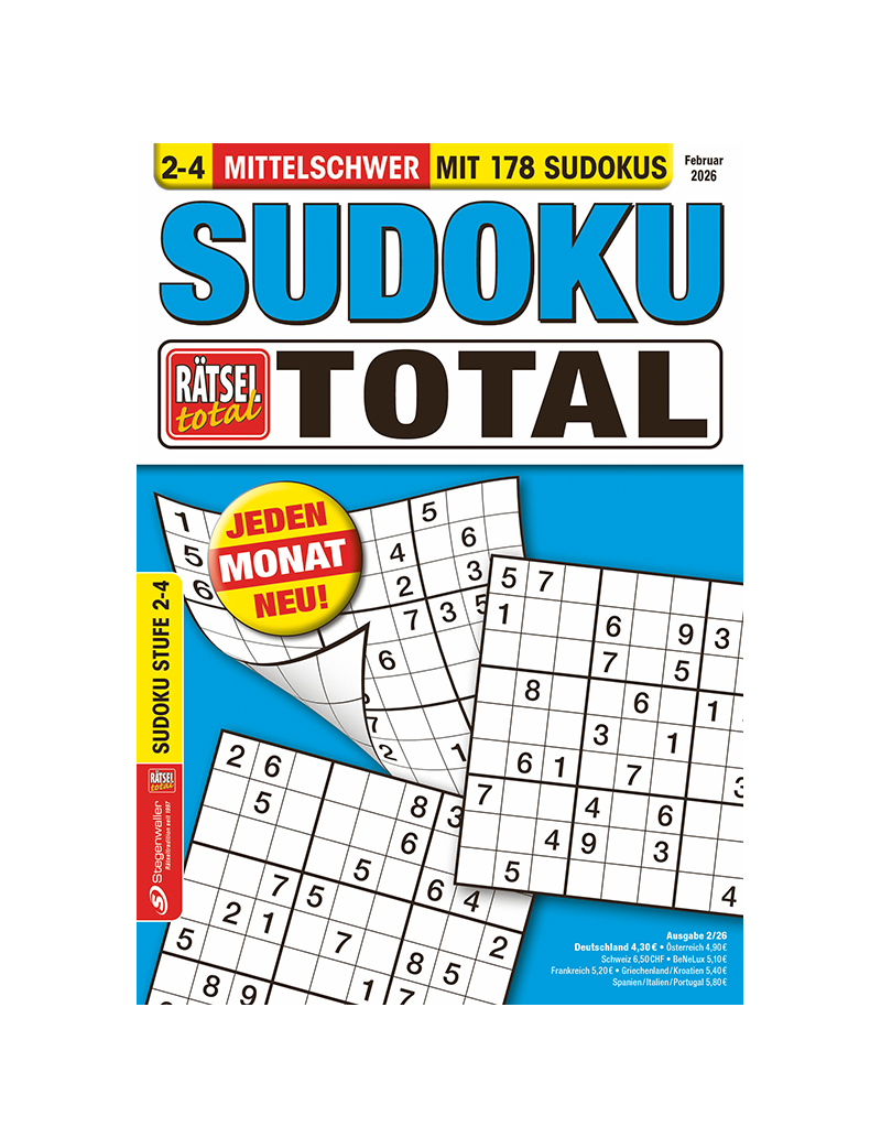 Rätsel total Sudoku total 2-4 2/26