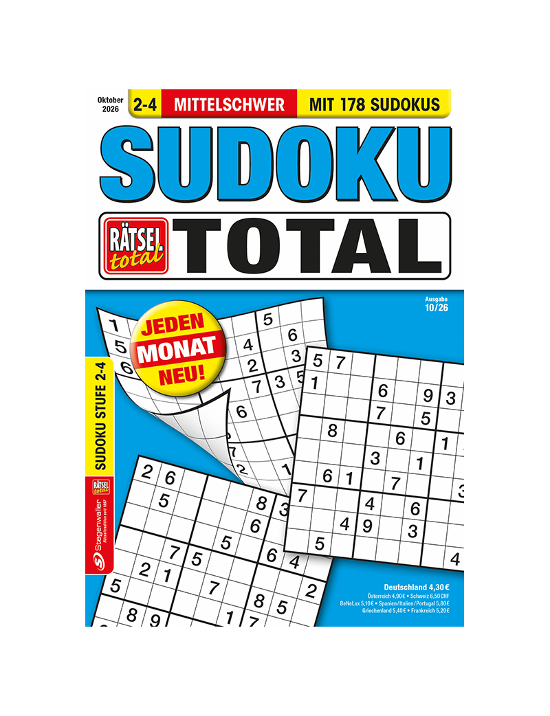 Rätsel total Sudoku total 2-4 10/26