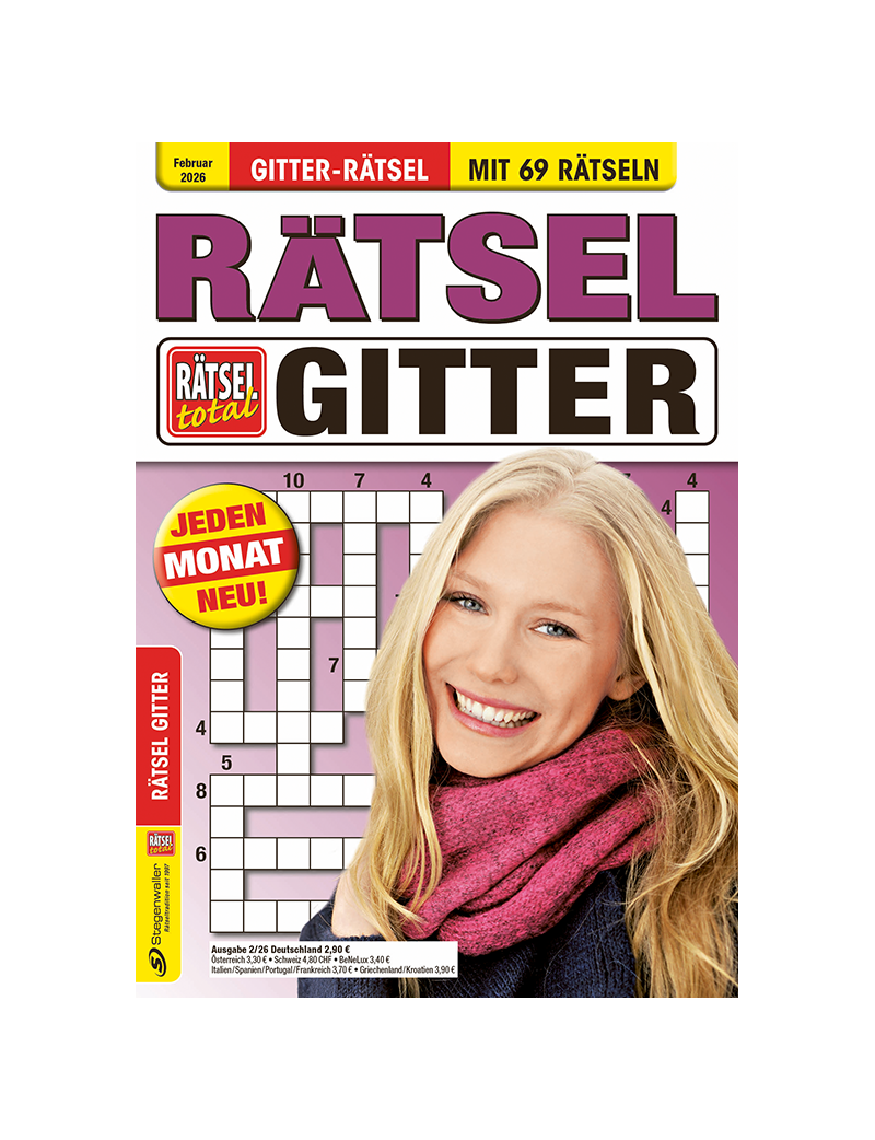 Rätsel total Rätsel Gitter 2/26