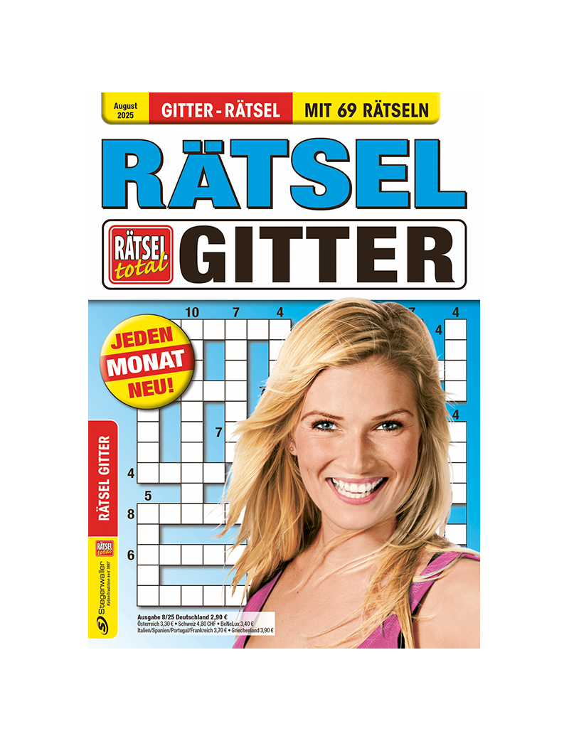 Rätsel total Rätsel Gitter 8/25