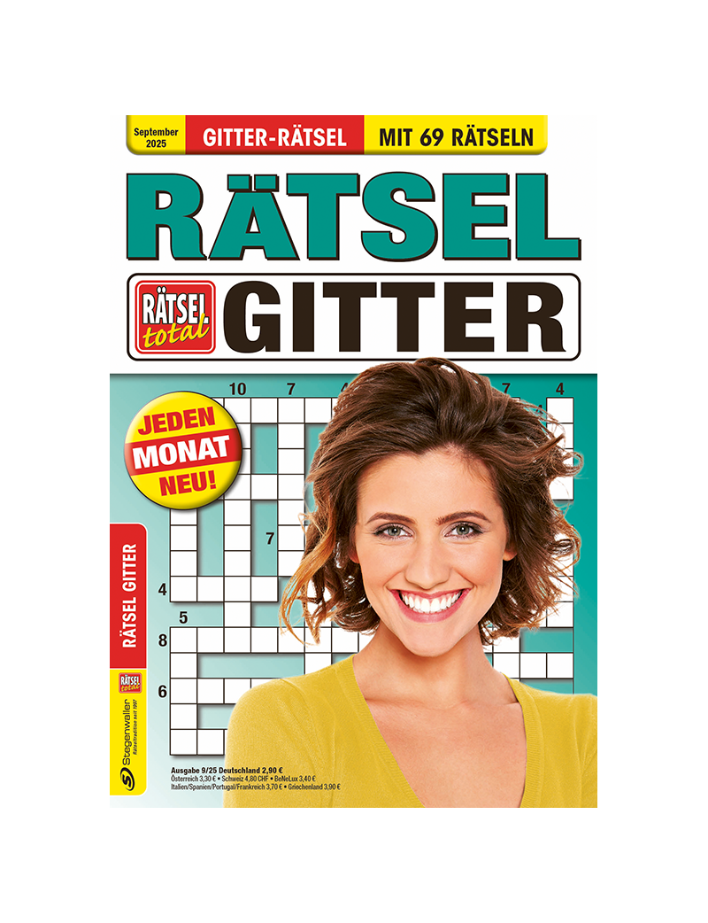 Rätsel total Rätsel Gitter 9/25