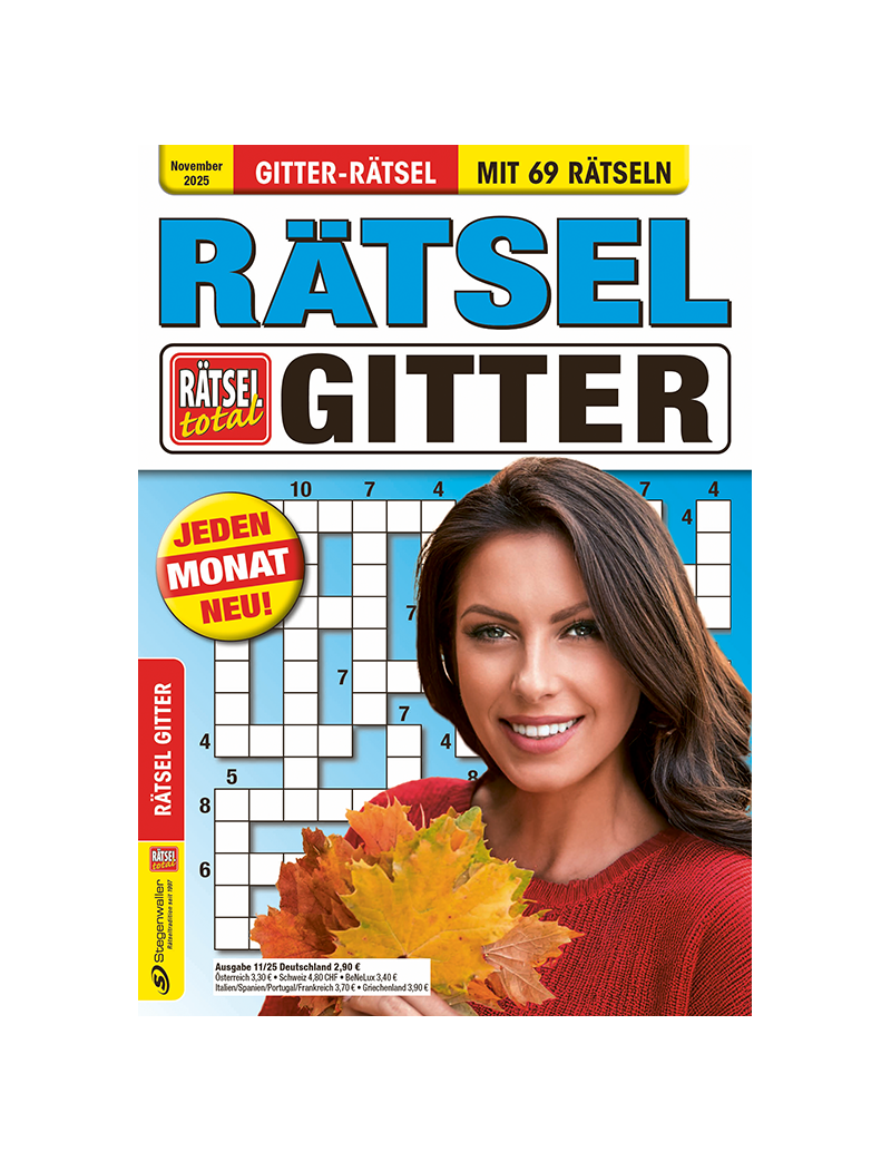 Rätsel total Rätsel Gitter 11/25