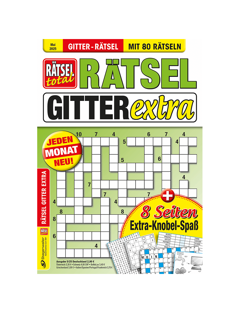 Rätsel total Rätsel Gitter Extra 5/25