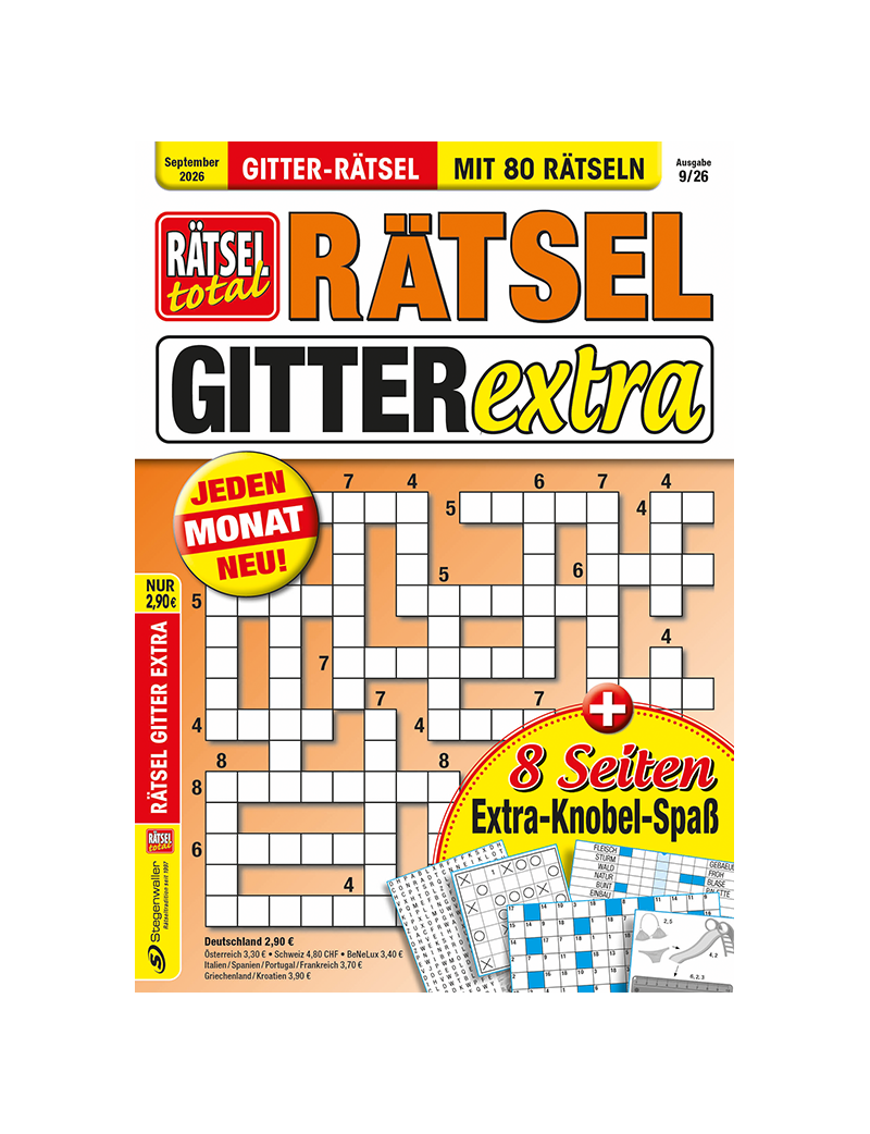 Rätsel total Rätsel Gitter Extra 9/26