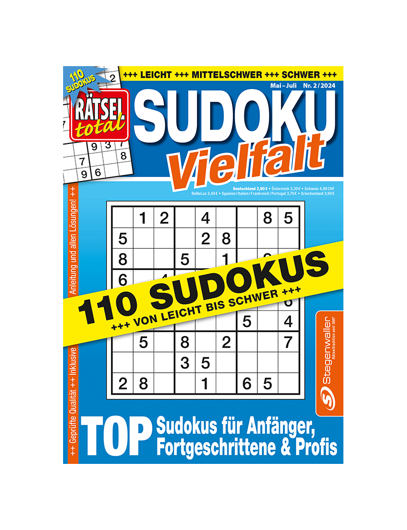 Rätsel total - Sudoku Vielfalt 2/24