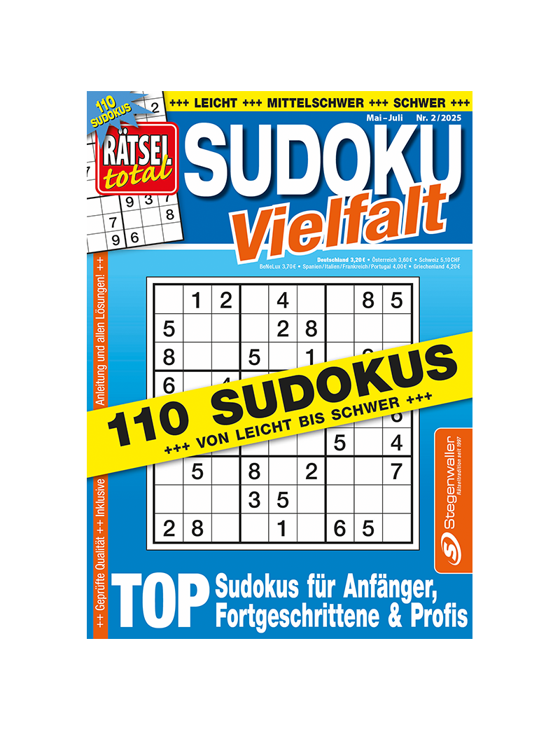 Rätsel total Sudoku Vielfalt 2/25
