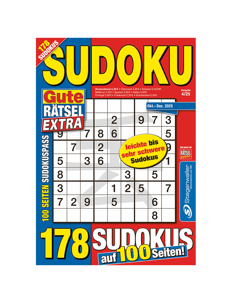 Gute Rätsel Sudoku Extra 4/25