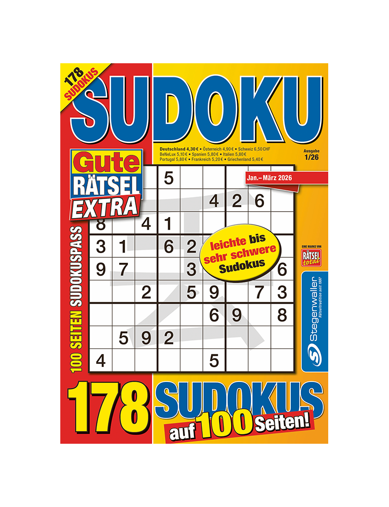 Gute Rätsel Sudoku Extra 1/26