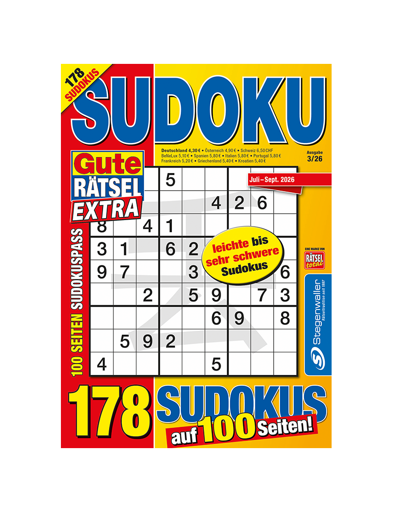 Gute Rätsel Sudoku Extra 3/26