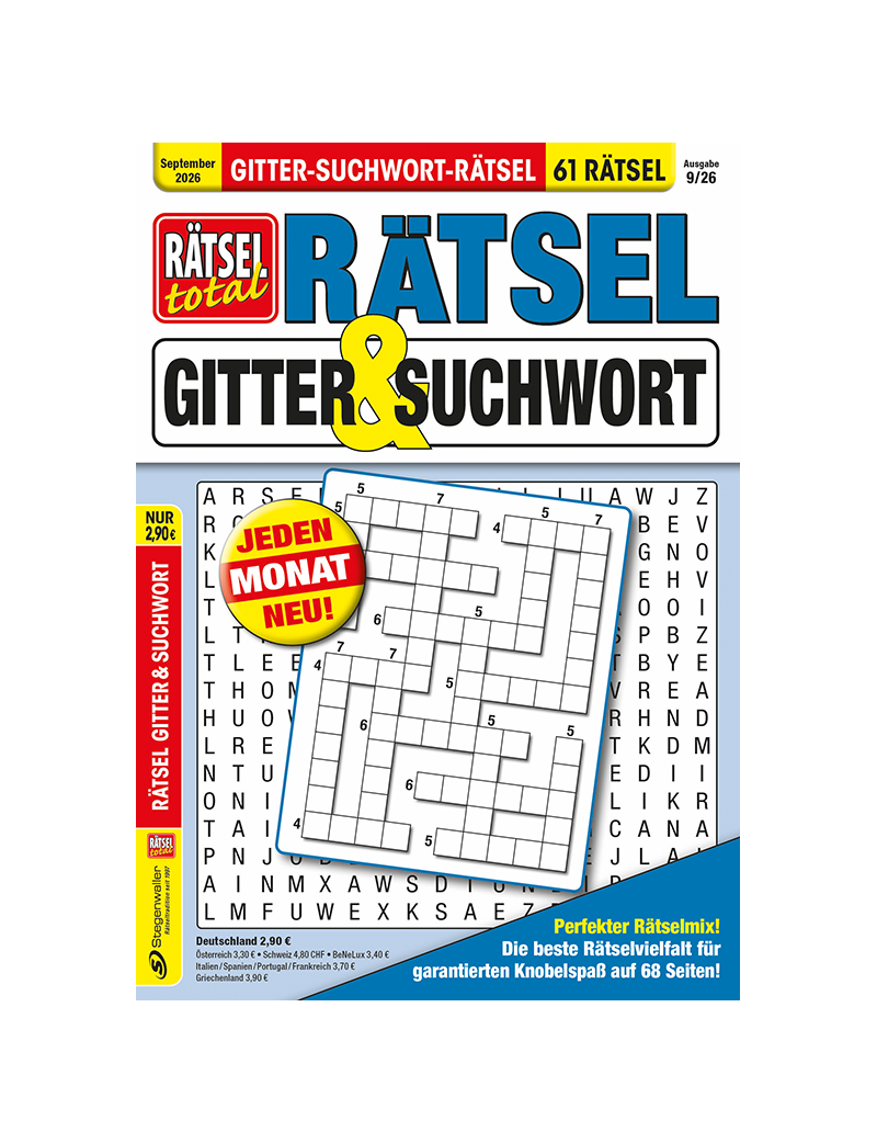 Rätsel total Gitter und Suchwort 9/26