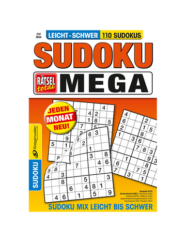 Rätsel total Sudoku Mega 6/24