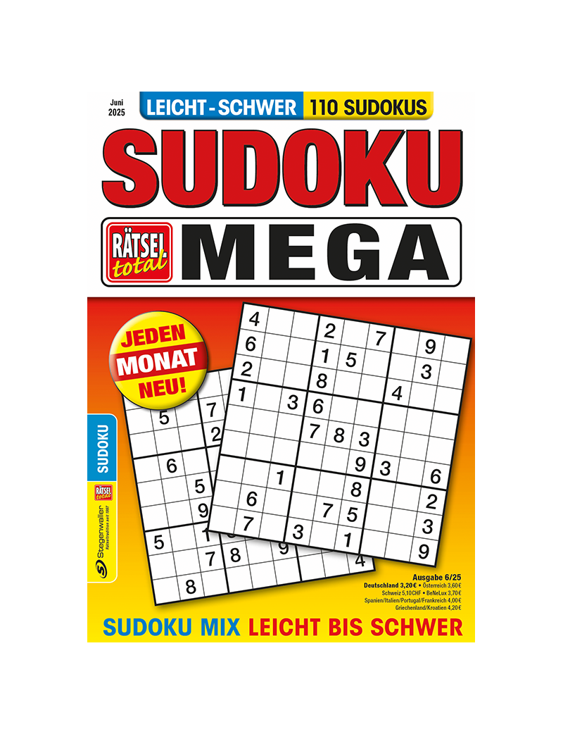Rätsel total Sudoku Mega 6/25