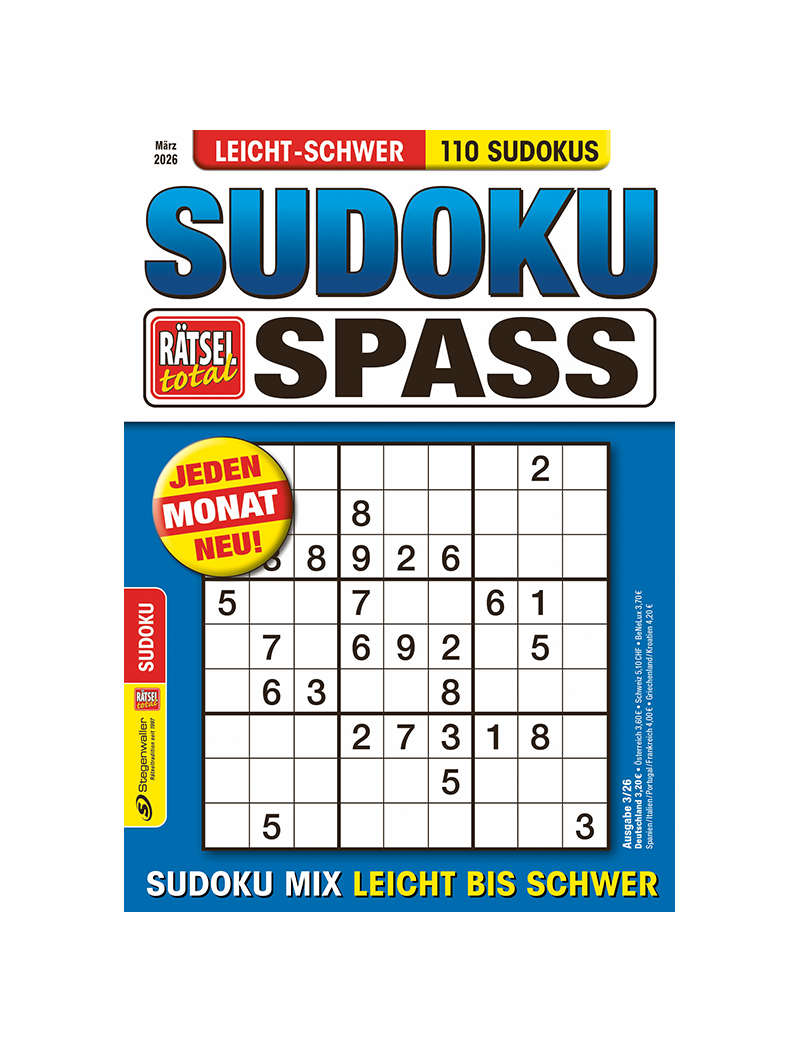 Rätsel total Sudoku Spass 3/26