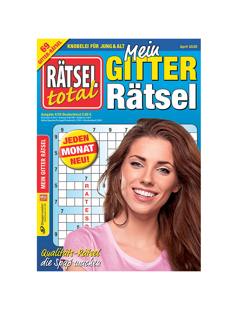 Rätsel total - Mein Gitter-Rätsel 4/25