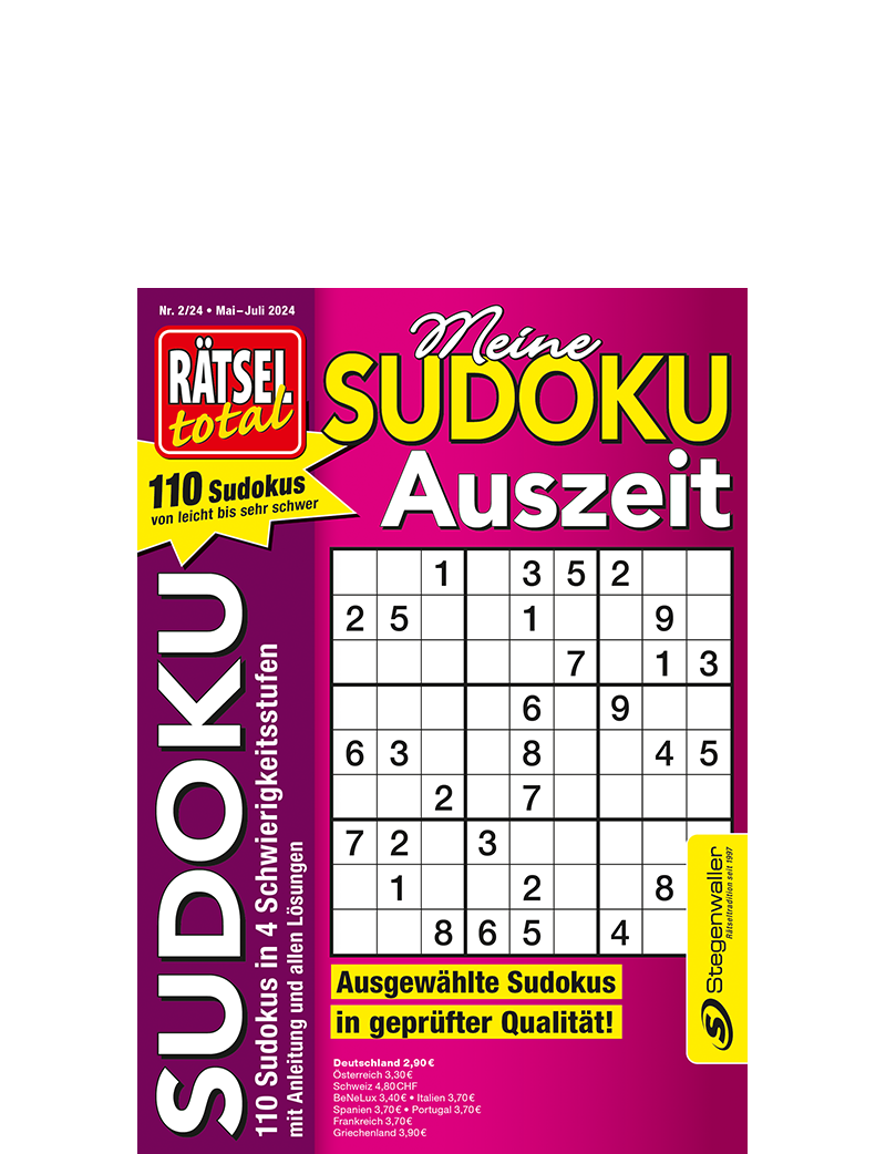 Rätsel total - Meine Sudoku Auszeit 2/24