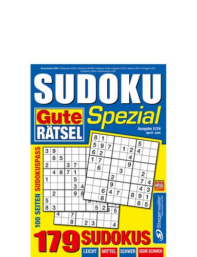 Gute Rätsel - Spezial Sudoku 2/24