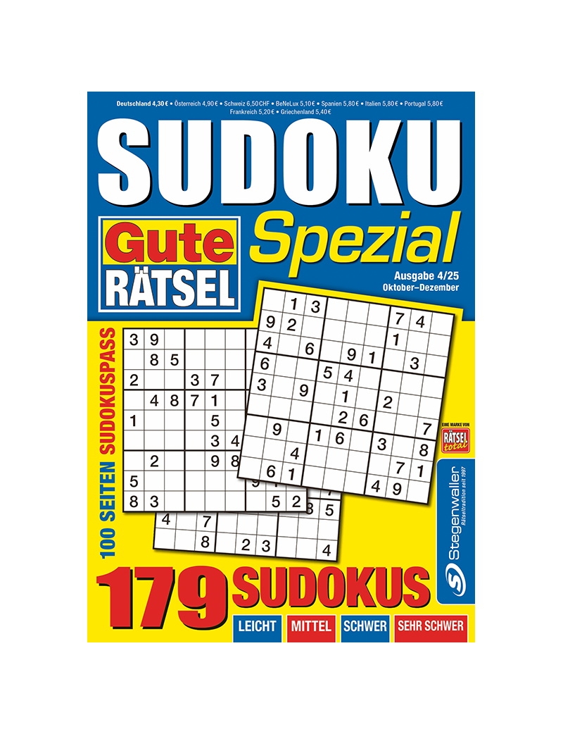 Gute Rätsel Spezial Sudoku 4/25