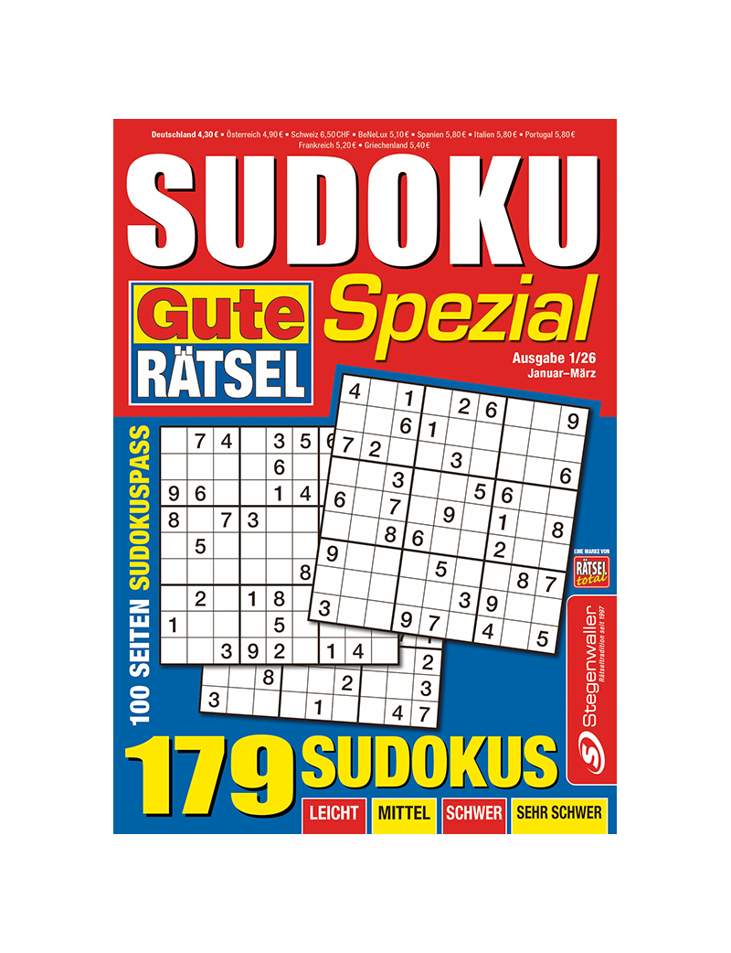 Gute Rätsel Spezial Sudoku 1/26