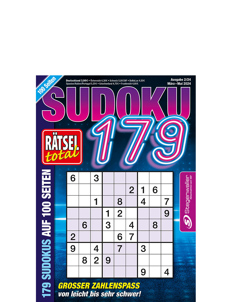 Rätsel total - Sudoku 179 2/24