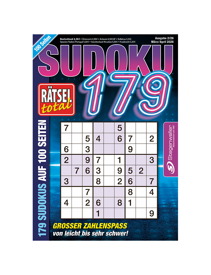 Rätsel total Sudoku 179 2/26
