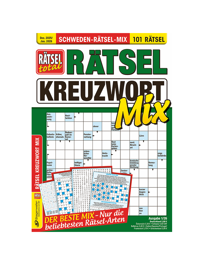 Kreuzwort pur Sparpaket 1/26