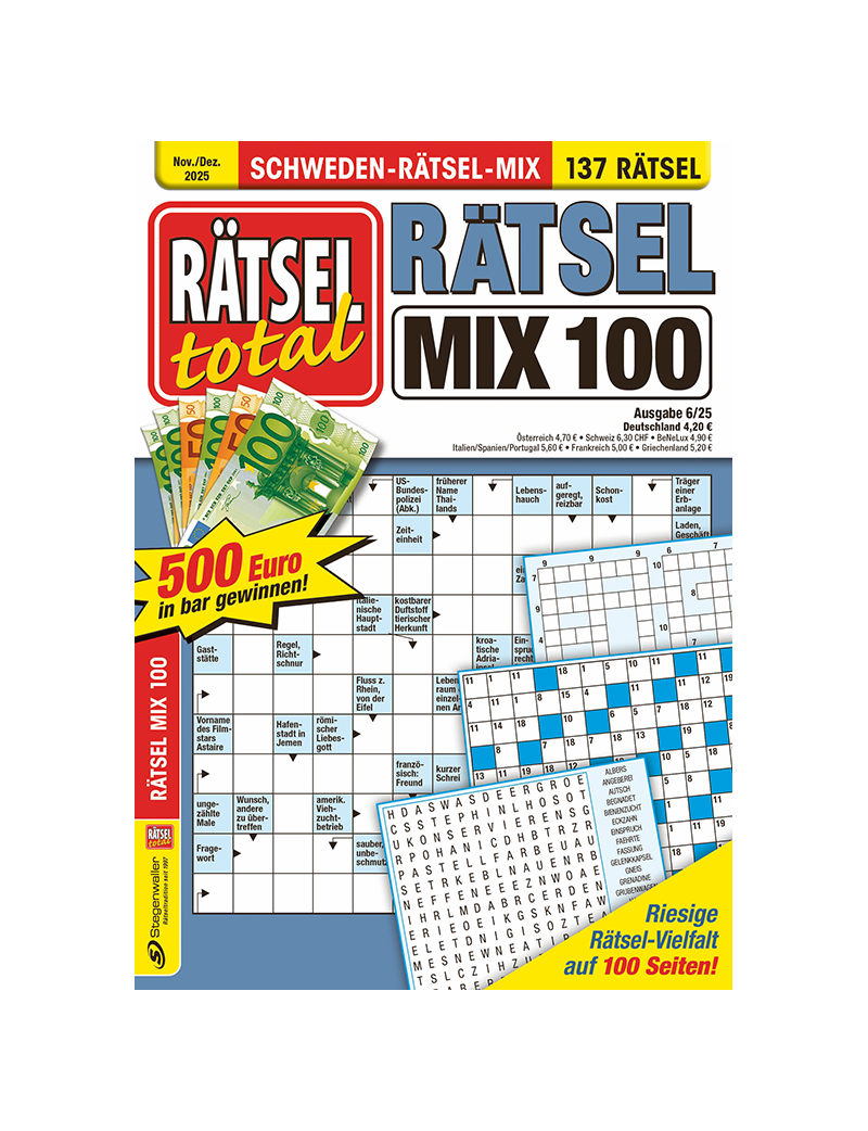 Rätsel total Rätsel Mix 100 6/25