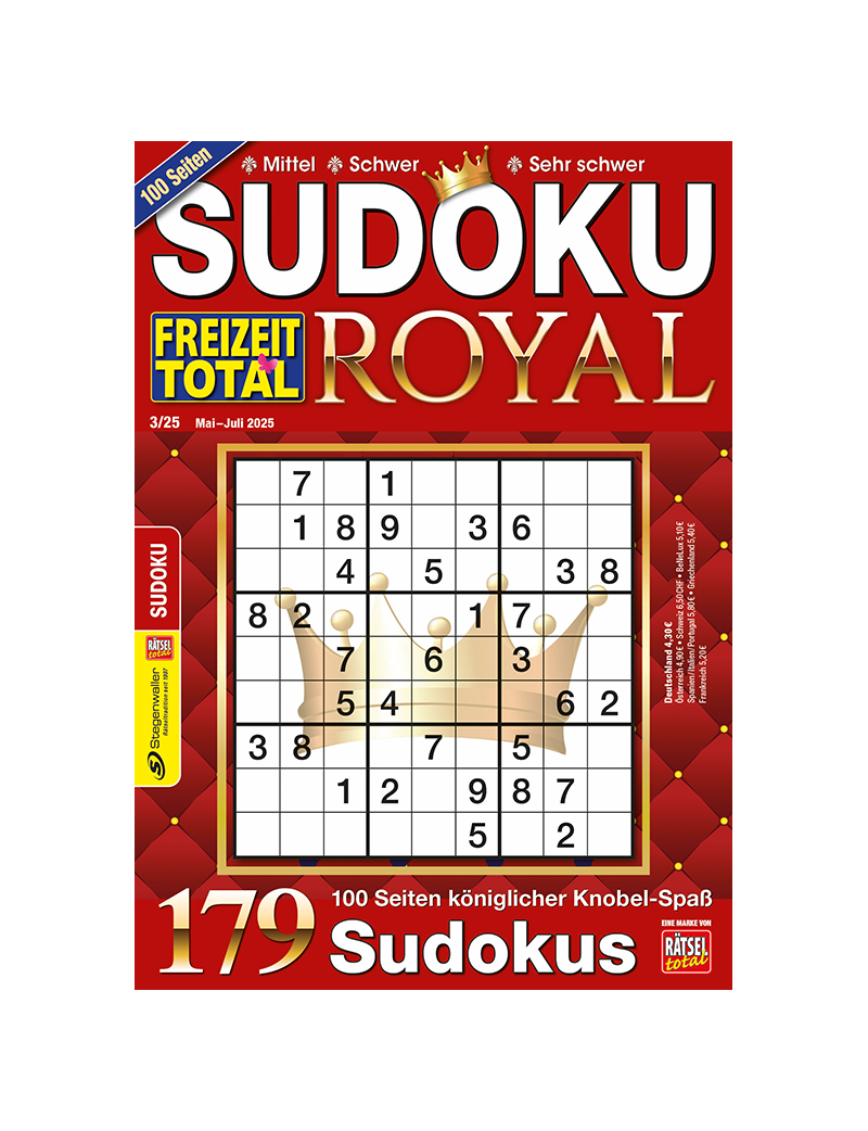 Freizeit total Sudoku Royal 3/25
