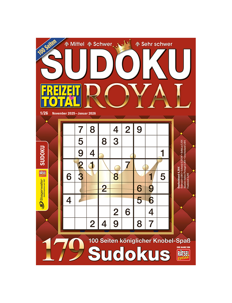 Freizeit total Sudoku Royal 1/26