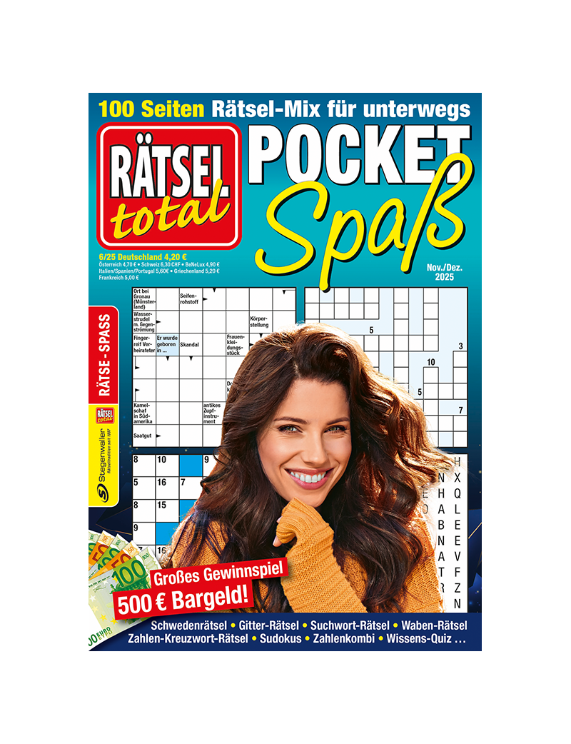 Rätsel total Pocket-Spass 6/25