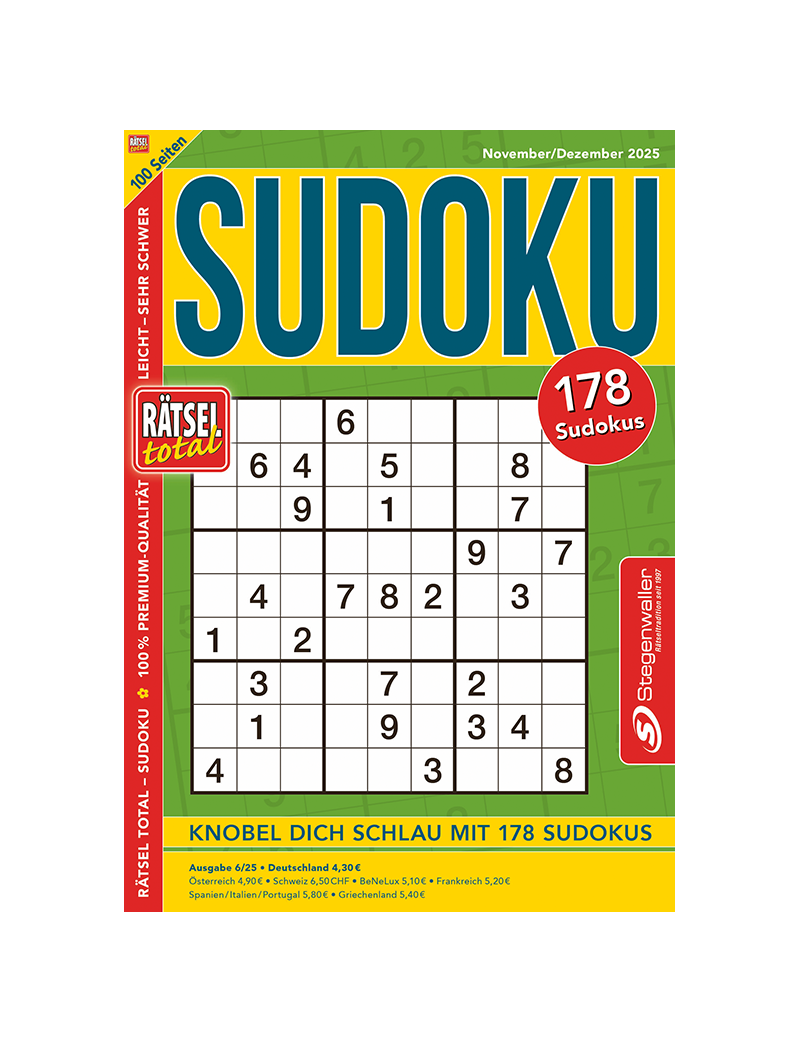 Rätsel total Sudoku 6/25