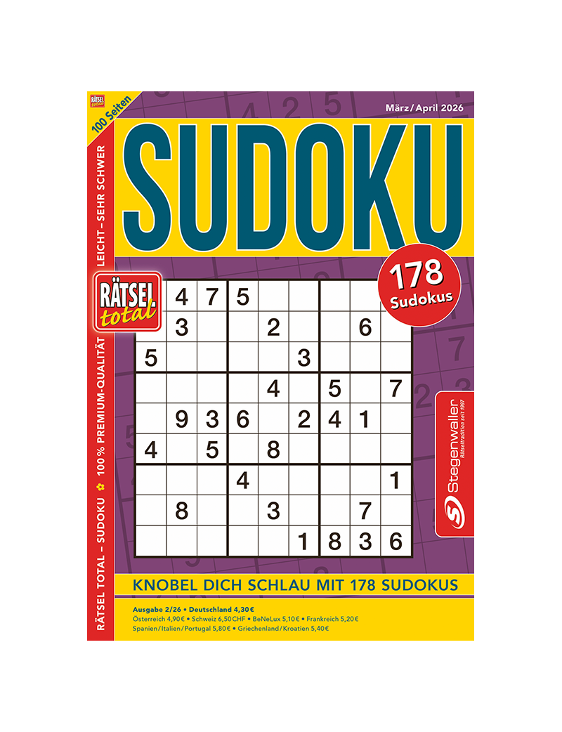 Rätsel total Sudoku 2/26