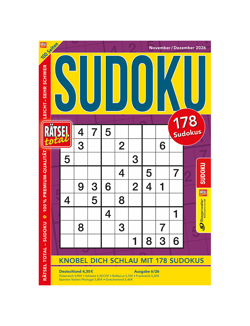 Rätsel total Sudoku 6/26