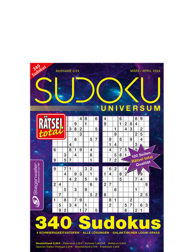 Rätsel total - Sudoku Universum 2/24