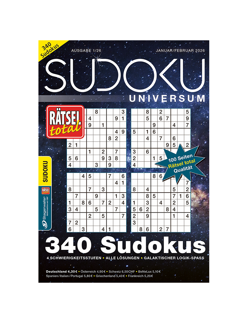 Rätsel total Sudoku Universum 1/26