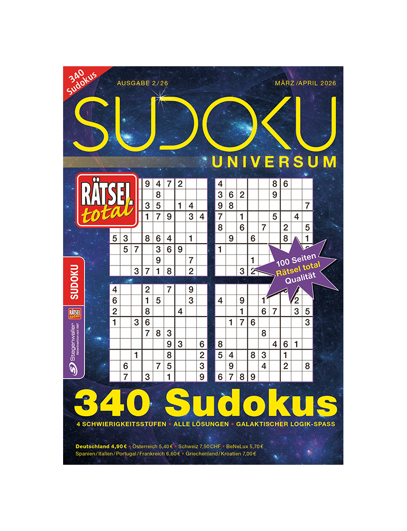 Rätsel total Sudoku Universum 2/26