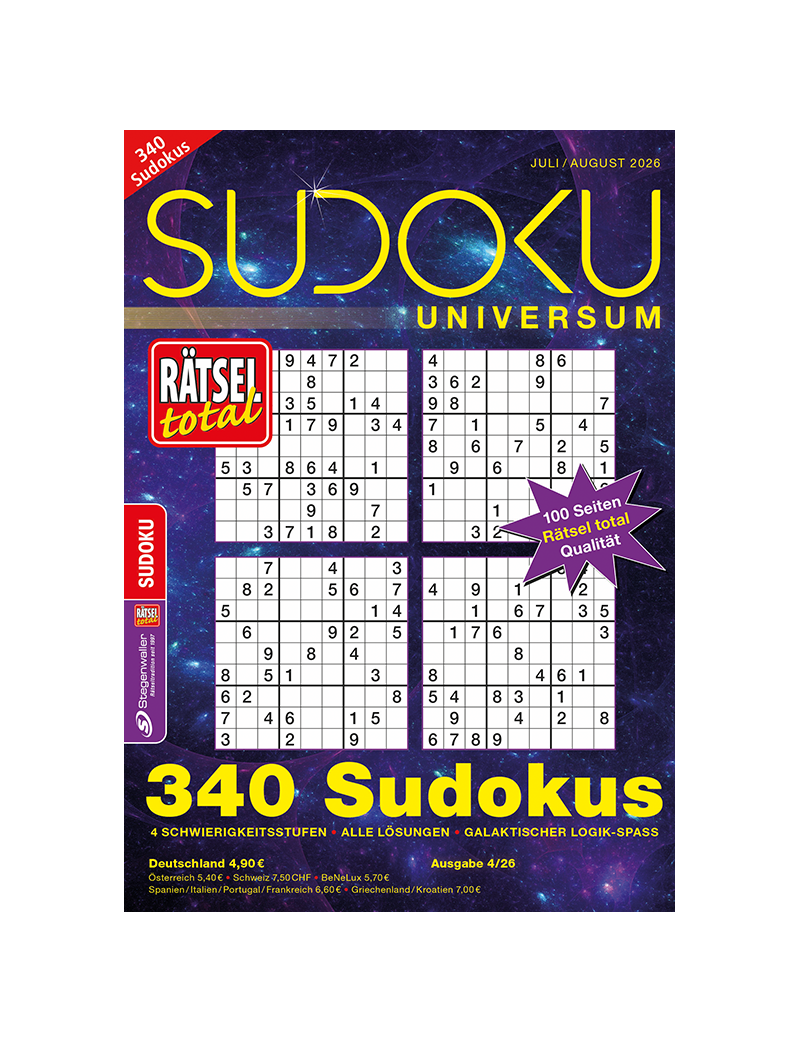 Rätsel total Sudoku Universum 4/26