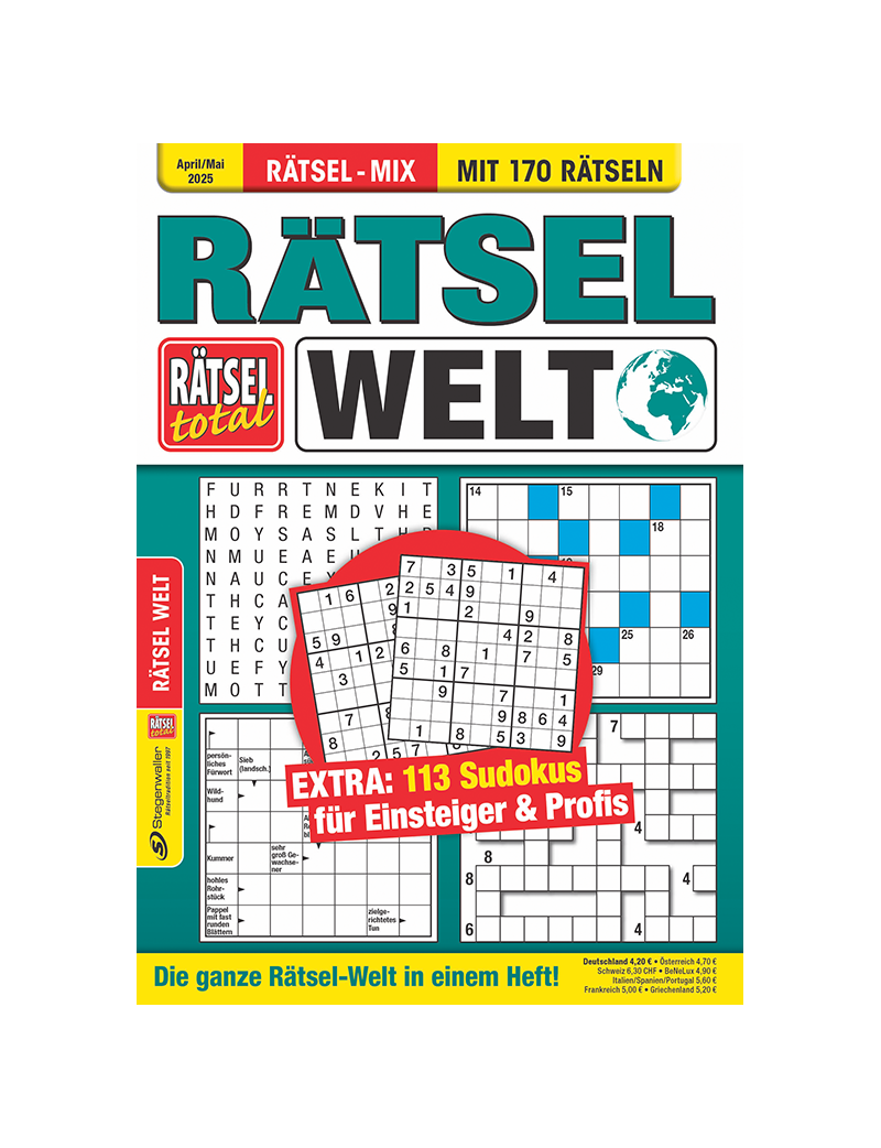 Rätsel total – Rätsel Welt 3/25