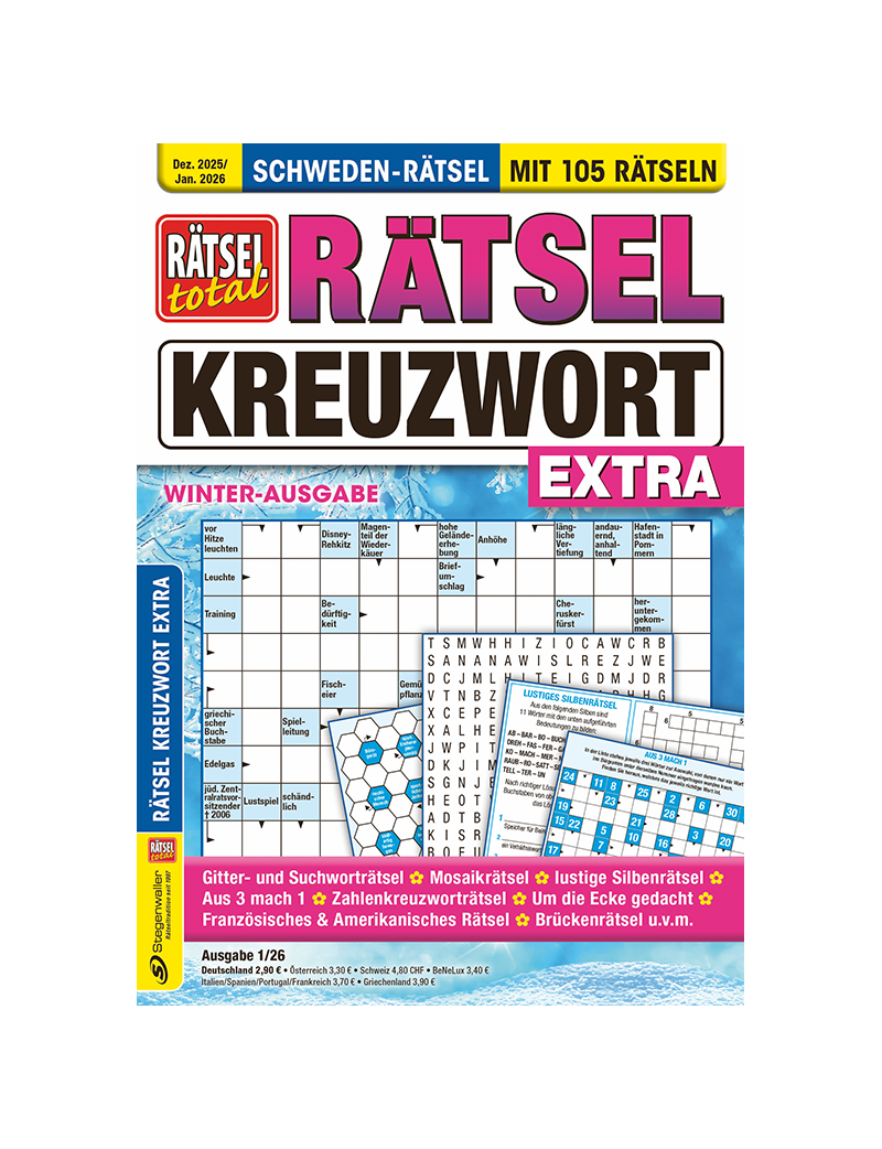 Rätsel total Rätsel Kreuzwort Extra 1/26