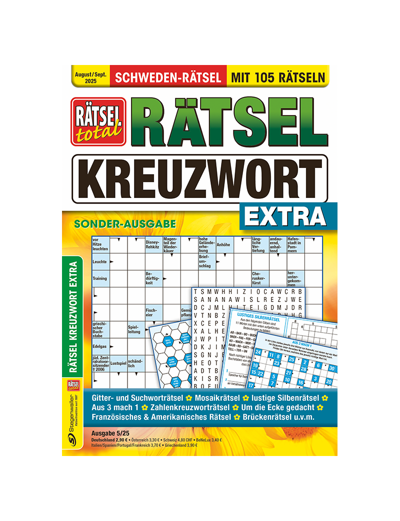 Rätsel total Rätsel Kreuzwort Extra 5/25