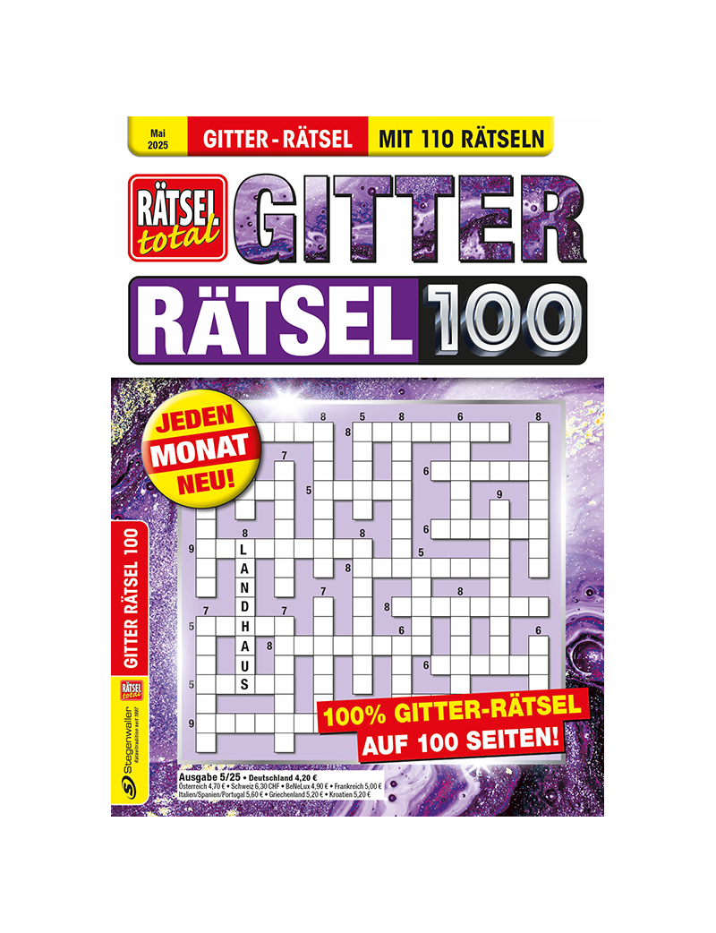 Rätsel total Gitterrätsel 100 5/25