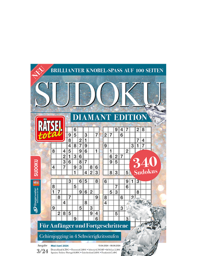 Rätsel total - Sudoku Diamant Edition 3/24