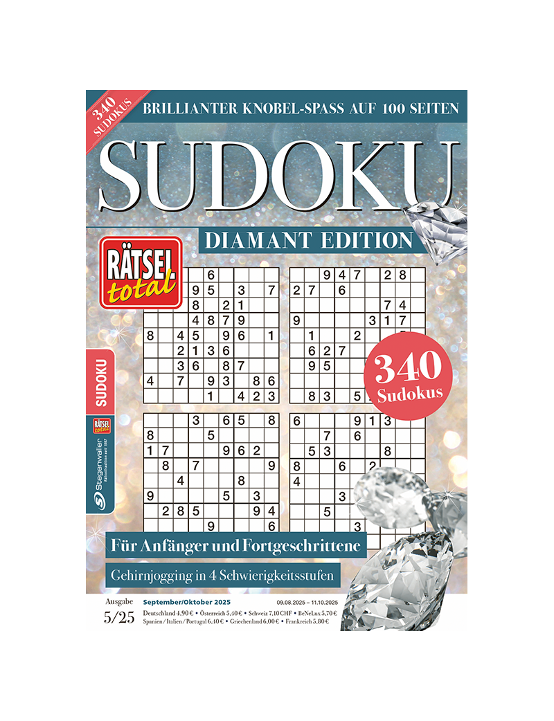 Rätsel total Sudoku Diamant Edition 5/25