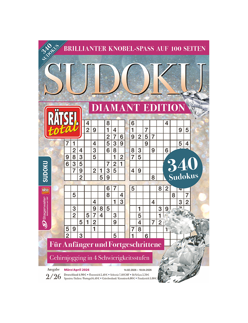 Rätsel total Sudoku Diamant Edition 2/26
