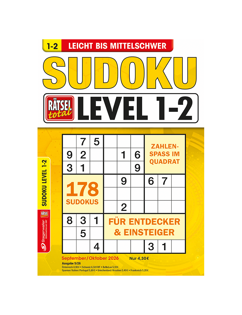 Rätsel total Sudoku Level 1-2 5/26